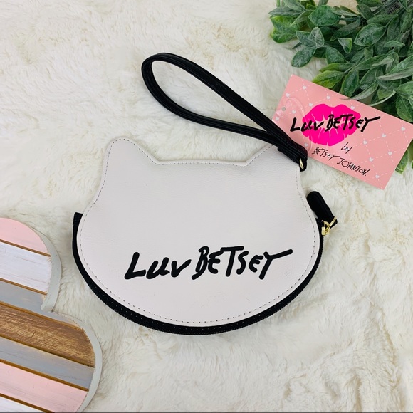 Betsey Johnson Leopard Kitty Coin Purse / Wristlet - Picture 6 of 8